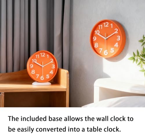 12 Inch Modern Dual‑Mode Clock, Wall Clock & Tabletop Clock - Image 2