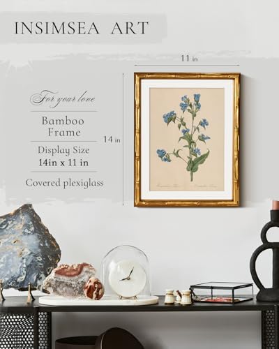 InSimSea Gold Bamboo Framed Wall Art - Image 3