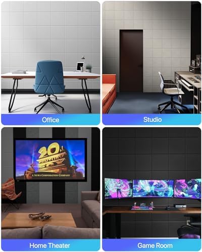 Soundsbay Square Soundproof Wall Panels 12 Pack - Image 6