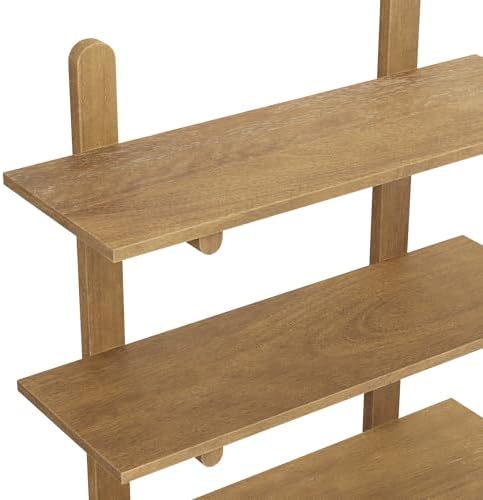 Nathan James Frankie Mid Century 3-Tier Wall Mounted Wood Shelf, Modular Wall - Image 5