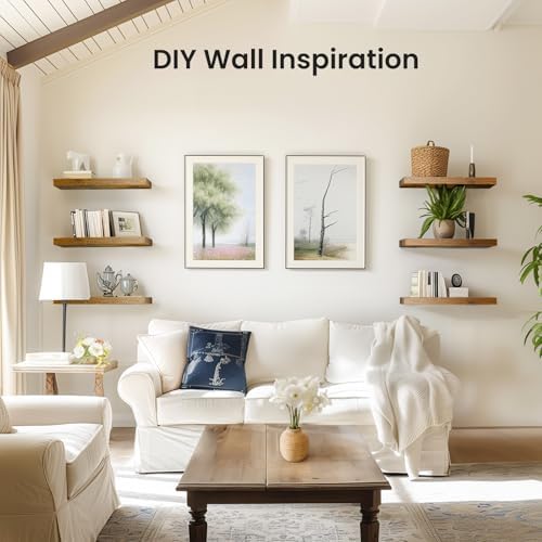 Amada 15.7" Floating Shelves for Wall Decor & Storage - Image 2