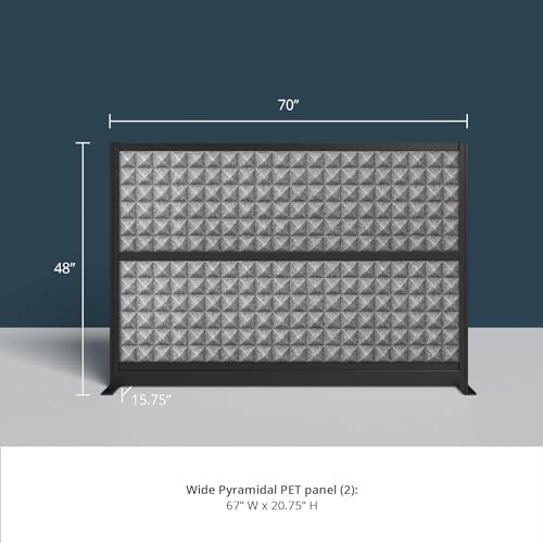 Stand Up Desk Store Studio Modular Wall and Sound Absorbing Room Divider | - Image 5