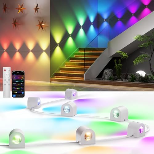 Smart Wall Lights, RGB Wall Sconces by DeckTokLight
