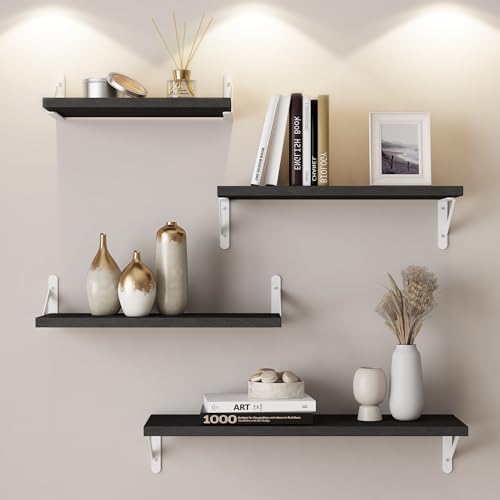 YGEOMER 4 Different Sizes Floating Shelves by YGEOMER