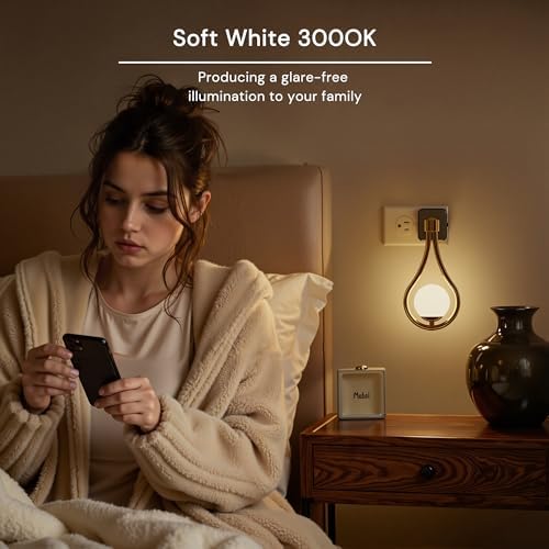 L LOHAS LED Night Lights Plug Into Wall, Dusk to Dawn Sensor - Image 4