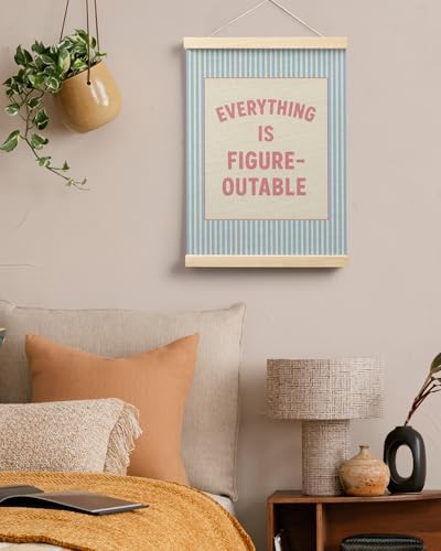 FGFK Everything Is Figureoutable Positive Affirmations Wall Art Poster Hanger - Image 5