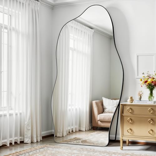 Antok Irregular Full Length Mirror, Standing Hanging Leaning Irregular Mirrors - Image 2