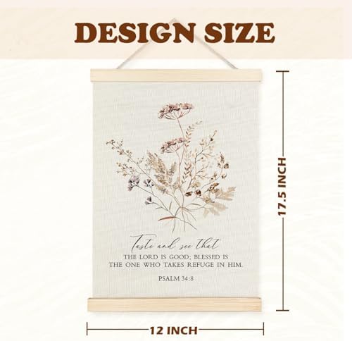 Supwhd Boho Floral Christian Wall Art - Image 6