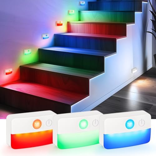 Guankai 3 Pack Motion Sensor Stair Lights by Guankai