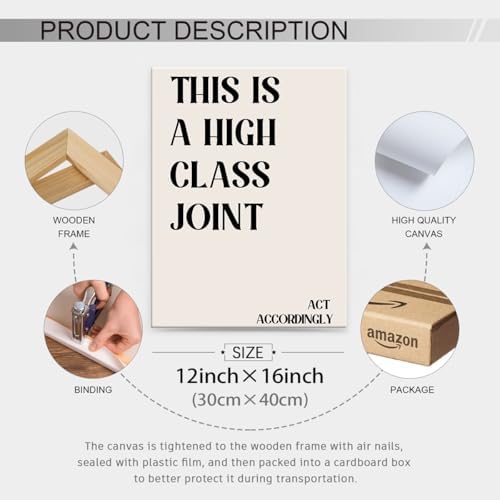 Neutral Minimalist Modern Poster Vintage Unique Quote Wall Art 12x16 inch - Image 2