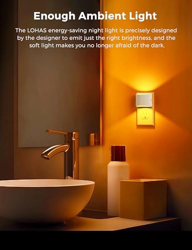 L LOHAS LED Night Light, Night Lights Plug into Wall - Image 2