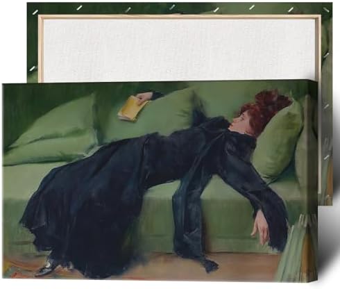 Vintage Decadent Young Woman After The Dance Posters Preppy Style Victorian by Unknown