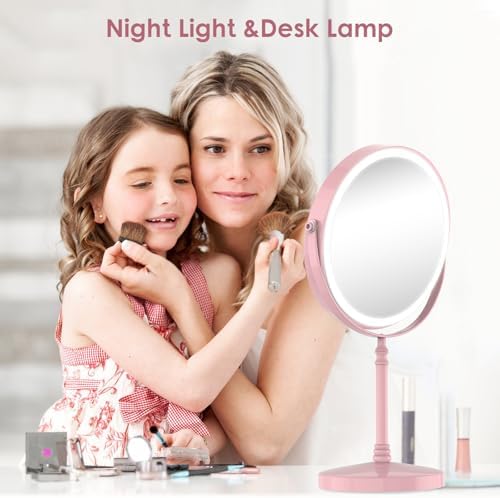 DEIOVWXS Makeup Mirror, Rechargeable Vanity Mirror - Image 7