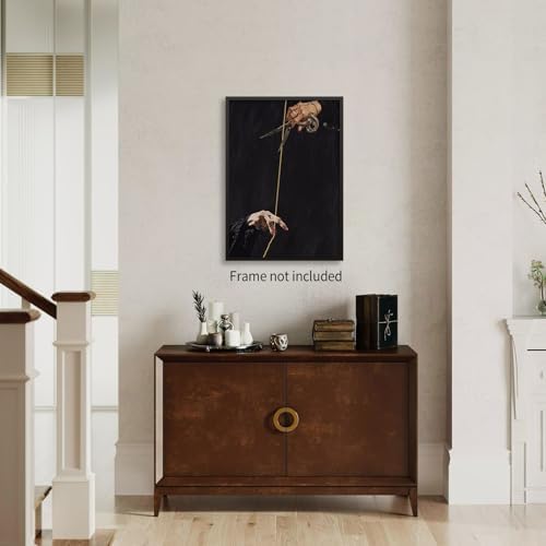 Heltrappe Gothic Dark Academia Poster Moody Aesthetic Canvas Wall Art Ancient - Image 4