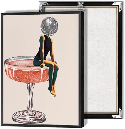 Disco Ball Head Poster, Funky Disco 70s Print, Retro Wall Art, Digital Artwork - Image 5