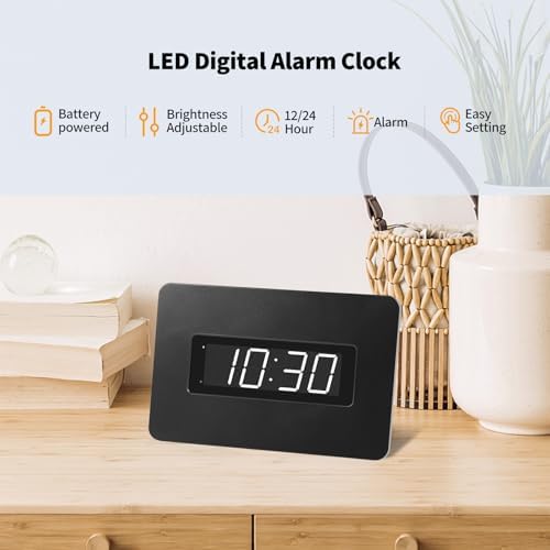 Digital Wall Clock Battery Operated - Image 2