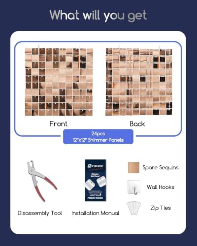 COKAOBE LiteGrid Series Shimmer Wall Backdrop - Image 2