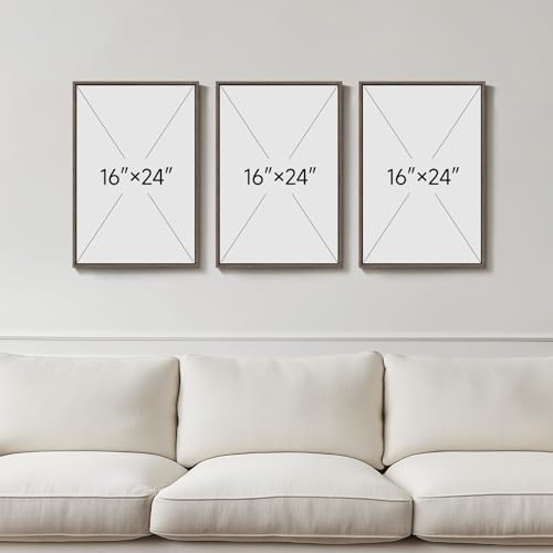 Framed Vintage Neutral Tree Sketch 3 Piece Wall Art Bedroom, 16x24 Inch - Image 4