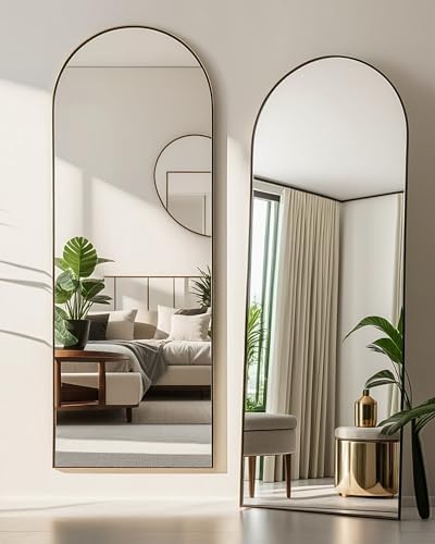 NEARBYSD 58"x18" Arched Full Length Floor Mirror - Image 2