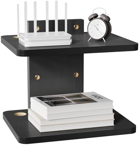 WALI 2 Tier Floating TV Wall Shelf by WALI