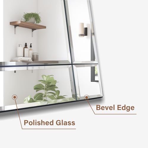 Pregaspor 24x36 Inch Rectangle Bathroom Vanity Mirror - Image 3