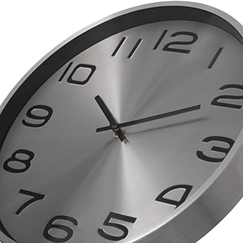 Clockswise Modern Decorative Aluminum Round Wall Clock - Image 5