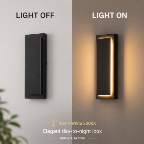 11.8 Inch Modern LED Wall Sconce, 3000K Warm Light Wall Light Fixture, Indoor - Image 5
