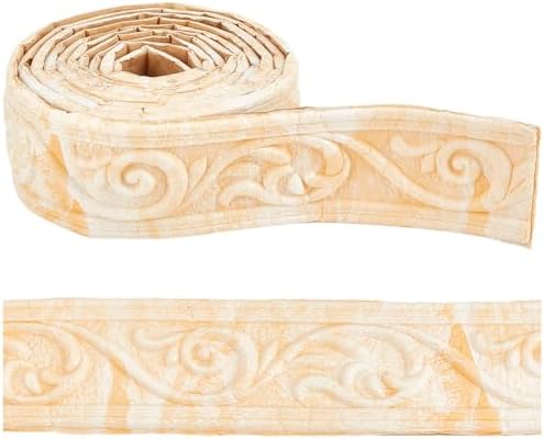 CRASPIRE 7.38FT x 1.97 Inch Crown Molding Peel and Stick Flexible Foam Trim by CRASPIRE