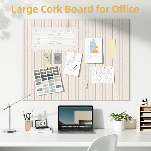 Large Cork Board for Walls 20 Pack Bulletin Board - Image 2