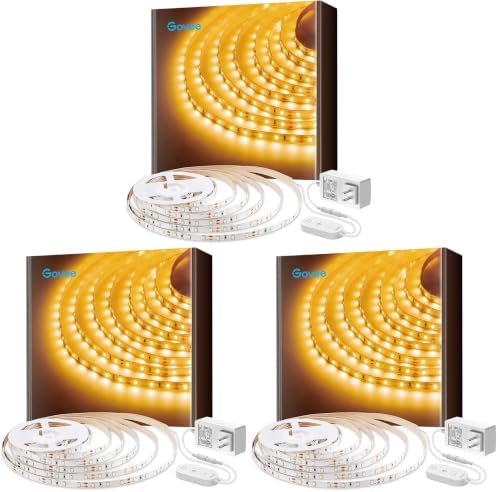 Govee Warm White LED Strip Lights, Bright 300 LEDs, 3000K Dimmable Light Strip by Unknown