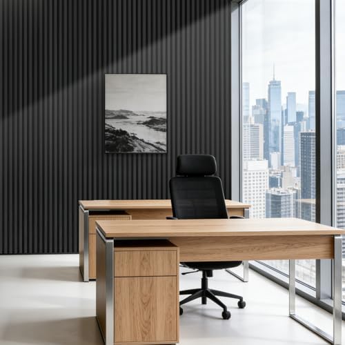 RITOLLO WPC Slat Wall Panels, 90.5 x 7.9 x 0.8Inches 10Pack 3D Accent Wall - Image 6