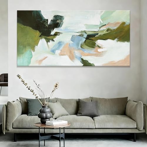 Suconvng Large Abstract Wall Art Colorful Wall Art Living Room Canvas Art Wall - Image 4