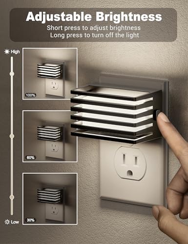 JandCase LED Night Light, 5000K Night Lights Plug into Wall Dusk to Dawn - Image 2
