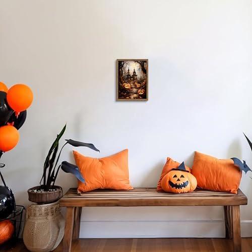 Framed Vintage Halloween Wall Art - Image 6