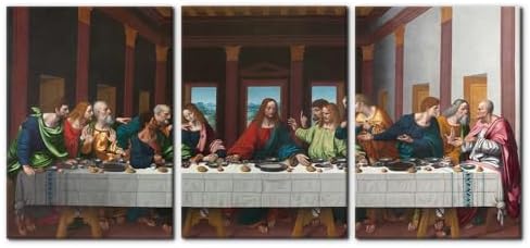 The Last Supper Painting Prints on Canvas Last Supper Wall Art Decor by Pacimo