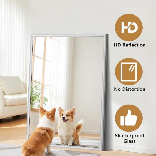 FORBATH Bathroom Mirror for Over Sink, 36x48 Inch Silver Wall Mirror - Image 4