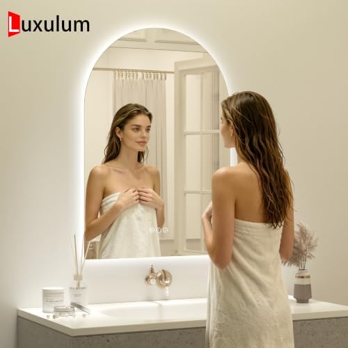 Arched Backlit LED Lighted Bathroom Mirror 24x36 - Image 3