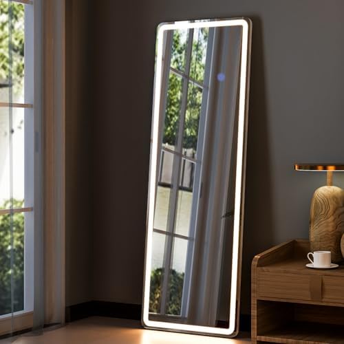 GLSLAND LED Full Length Mirror by GLSLAND