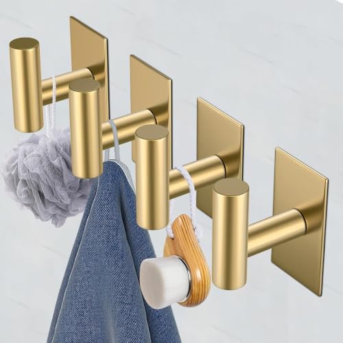 VAEHOLD Wall Towel Hooks, Heavy Duty Sticky Holder Waterproof Towel Hooks - Image 4