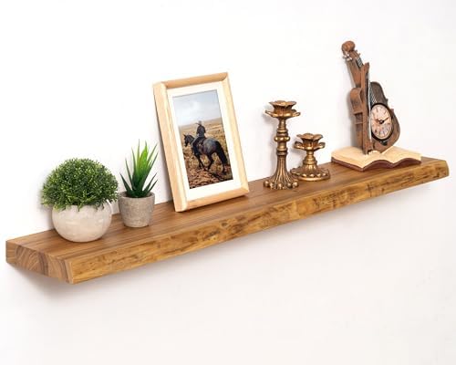 Marsmiles 40in Wood Floating Shelves by Marsmiles