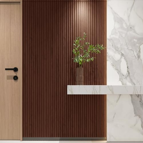 Art3d 108 x 5.7 Inch Slat Wood Wall Paneling - Image 3