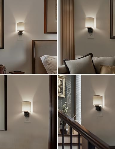 L LOHAS LED Bright Night Lights Plug into Wall, Daylight White - Image 6