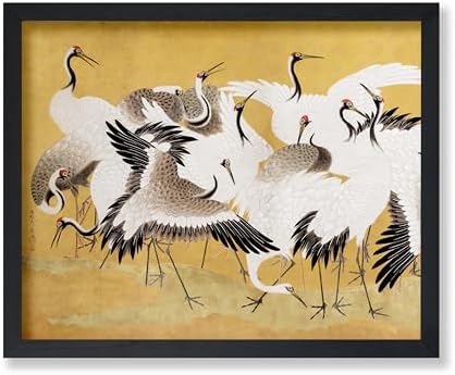 Poster Master Vintage Flock of Cranes Print by PosterMaster