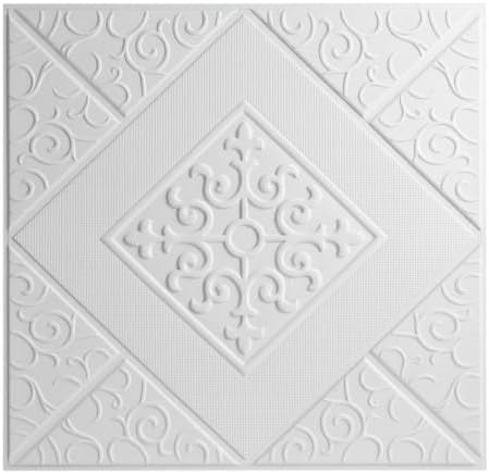 Nuanchu 20 Pcs 13.8 x 13.8 Inch Ceiling Tiles Peel and Stick by Nuanchu