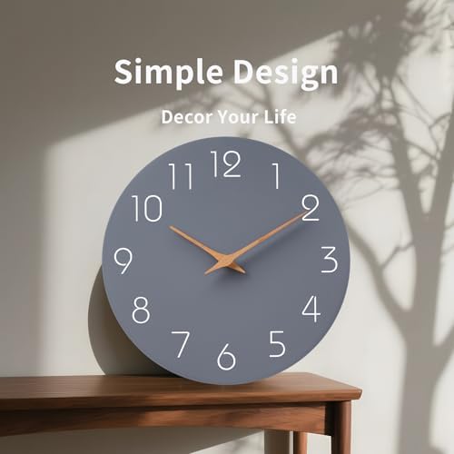 Mosewa Large Wall Clock 18" Modern Silent Non-Ticking Battery Operated - Image 4