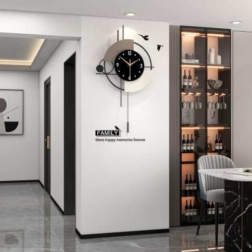 Large Modern Decorative Pendulum Wall Clock - Image 4