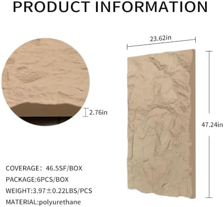 3D Faux Stone Wall Panels - Image 2
