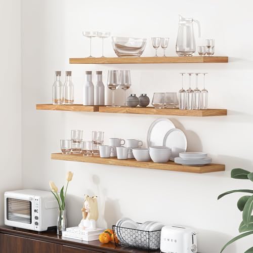 Fun Memories Floating Shelves for Wall, Heavy-Duty Wall Mounted Shelves - Image 2