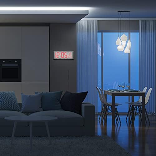 AcuRite (75160M 14.5" Multicolor LED Indoor Clock - Image 6