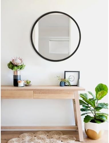 JJUUYOU JJUYOU Black Circle Wall Mirror - Image 6